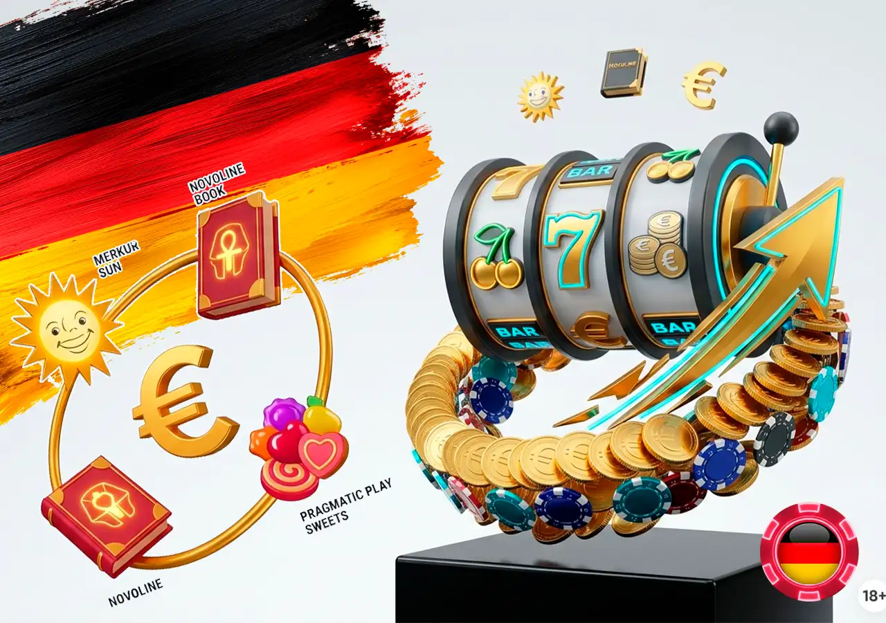 Beliebte Slots und Provider wie Merkur, Novoline und Pragmatic Play im Überblick.